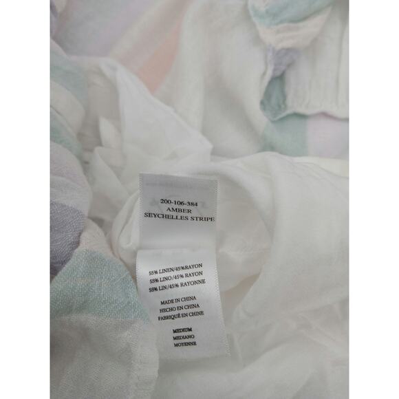 Rails M Pastel Striped mini dress swim coverup - Picture 10 of 10